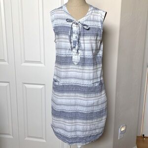 Eddie Bauer Activewear Dress Women’s S Mini hemp Cotton Beach Lagenlook coastal